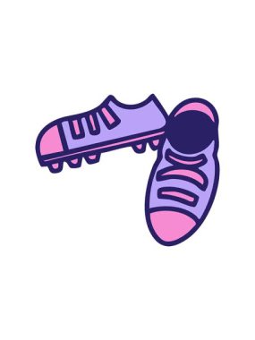 Brezilya tarzı futbol çizmelerini birlikte çizerken dikkat çekici bir animasyon