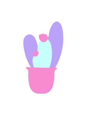 Kaktüs çiziminin titreşimli hareket animasyonu