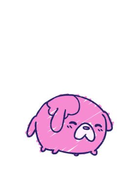 Küçük Köpek Tebeşiri Çiziminin yükselişi ve yüzen animasyonu