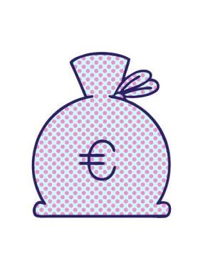 bir çanta dolusu paranın tasarımı efekt canlandırması