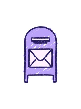 Posta Kutusu Tebeşir Çiziminin yıldız patlaması etkisi canlandırması