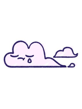 Bulut Tebeşiri Çiziminin hareketli animasyonu