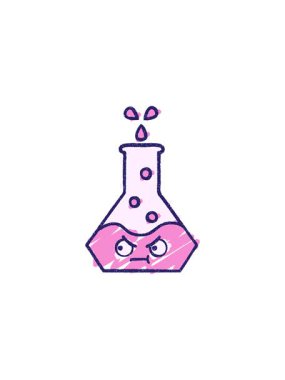 Bilim Deneyi Tebeşir Çizimi Satış Animasyonu