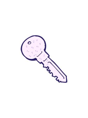 Çizgi film anahtarının yıldız patlaması etkisi animasyonu