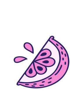 bir dilim limon görüntüsünün hareketli animasyonu