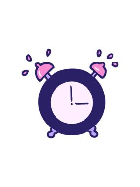 Alarm saatinin dönen hareket canlandırmasıName