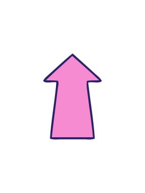 Bir okun elle çizilmiş ilginç çiziminin satış flaş animasyonu