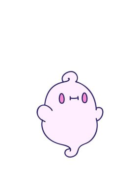 Mutlu bir cadılar bayramı hayaletinin çizgi filminin animasyonunu uzatıyorum.