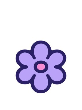 Basit çiçek çizim tasarımının animasyonunu genişletiyorum