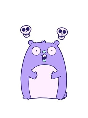 Karikatür animasyonu dönen kafatasları şok edici yer domuzu