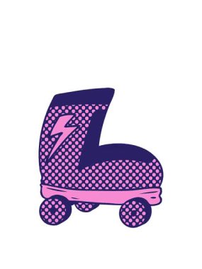 Elle çizilmiş çizgi filmin animasyonunu genişletiyorum. Çizgili patenli bot.