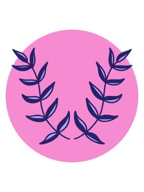 Dövme stili bir defne resminin canlandırmasını salla ve duraklat