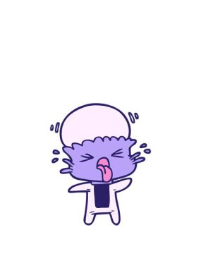 Uyanın ve süzülün garip uzaylıların animasyonları