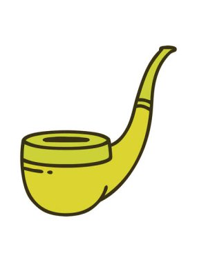 Sigara içen birinin çiziminin renk animasyonu değişiyor