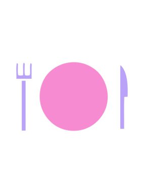 tabak ve çatal bıçak sembollerinin animasyonunu çalıştır