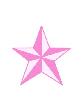 Bir yıldız tasarımının neon ikonik dövme görüntüsünün dikkat çekici animasyonu