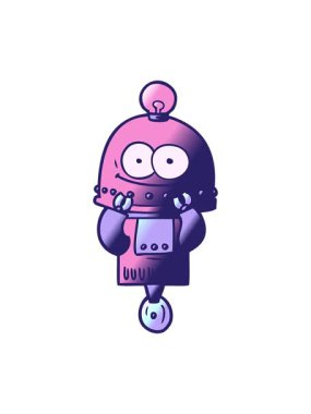 Robotun ampullü animasyonunu salla ve durdur