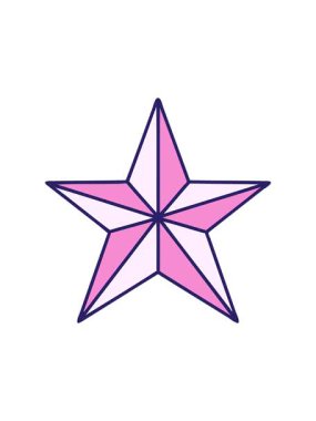 Dikkat çekici bir çizgi film karakteri ikonik dövme görüntüsü.