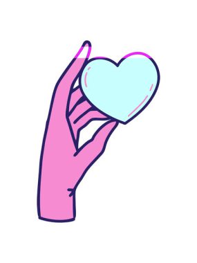 Kalbi tutan elin animasyonunu güçlendir