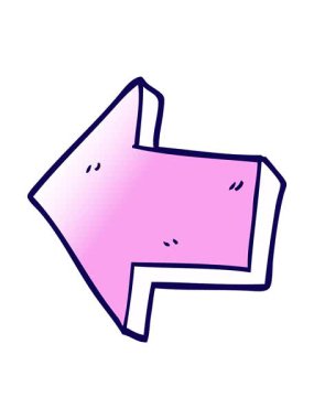 çizgi film karikatürü karalamalarının neon ışık efektleri