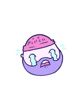 Sakallı erkek yüzünün yıldız patlaması etkisi