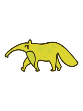 Brezilya 'nın dev karıncayiyeninin renk değişimi