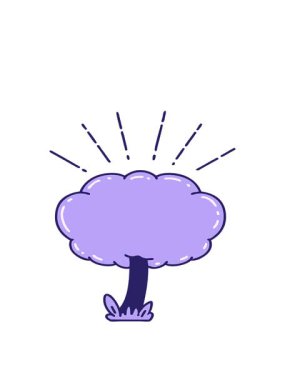 Geleneksel dövme ağacının hareketli canlandırması