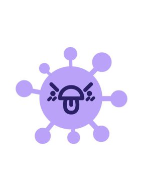 İltihaplı virüsün dönen hareket animasyonu