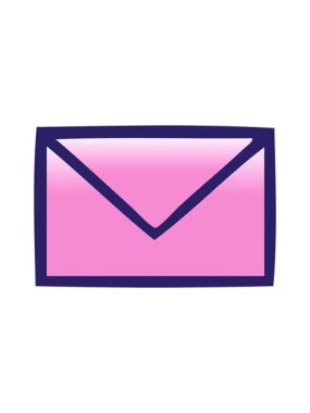 Kağıt zarfın efekt canlandırmasını renklendir