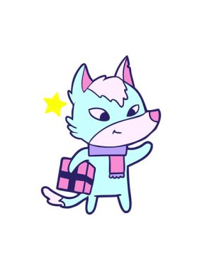 Parıldayan yıldızlar, dost canlısı çizgi film Noel Kurdu 'nun animasyonunu etkiler.