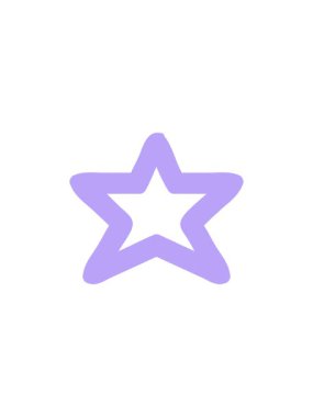 Yıldız şekli sembolünün radyoaktif parlayan animasyonu