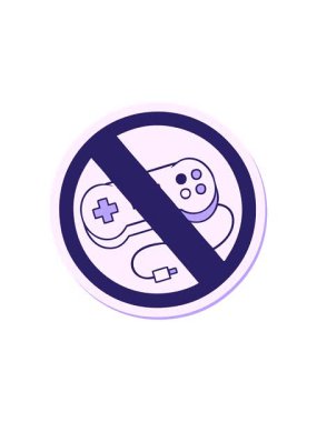 Oyun tabelası olmayan sevimli bir çizgi filmin hareketli çıkartması.