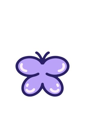 Basit bir kelebeğin animasyonunu genişletiyorum.