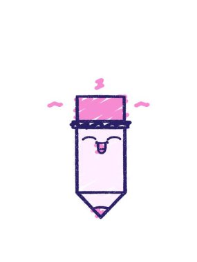 Kalem Tebeşiri Çiziminin hareketli animasyonu