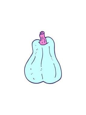 Yıldız patlaması etkisi çizgi film balkabağı animasyonu