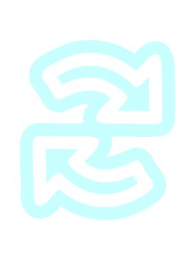 geri dönüşüm ok simgesinin hareketli canlandırması