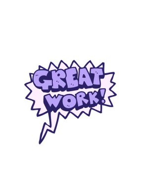 Büyük çalışma el yazısıyla çizilmiş konuşma balonu karikatür sembolünün yanıp sönen radyal çizgileri.