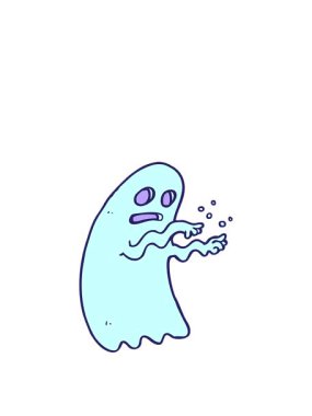 Çizgi film hayaletinin animasyonunu genişletiyor.