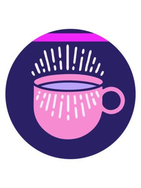 İkonik dövme şeklindeki kahve görüntüsünün animasyonunu canlandırın.