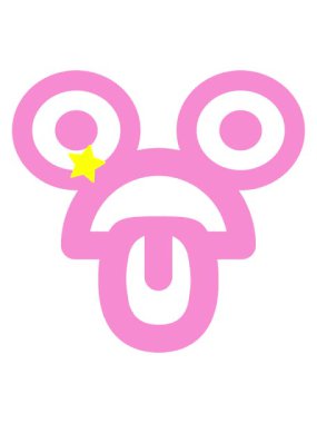 Parıldayan yıldızlar bitkin bakan yüz ikonunun animasyonunu etkiler