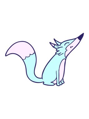 Kutup tilkisi çizgi filminin animasyonunu bob ve duraklat