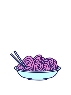 Udon eriştesinin animasyonunu genişletiyorum.