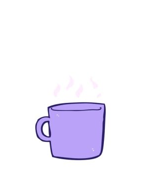 Bir fincan sıcak kahvenin animasyonunu uzatıyorum.