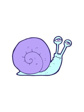 Salyangoz çizgi filminin animasyonunu salla ve durdur