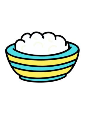 Brezilya geleneksel pirincinin kasedeki hareketli animasyonu