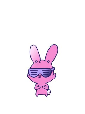 Çizgi film tavşan elinin animasyonunu genişletiyorum.