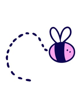 neon ışık efekti çizgi film uçuşunun animasyonu