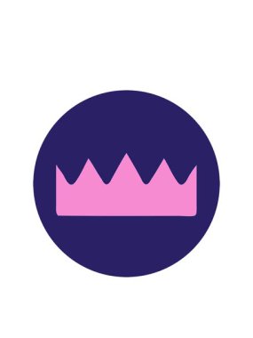 Yanıp sönen radyal çizgiler bir tacın görüntüsünü canlandırıyor