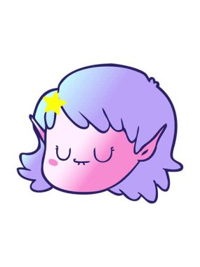 Parlayan yıldızlar elf kız çizgi filminin animasyonunu etkiler.