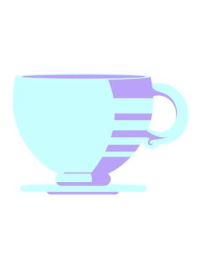 kahve fincanı grafik vektör simgesinin canlandırmasını çalıştır